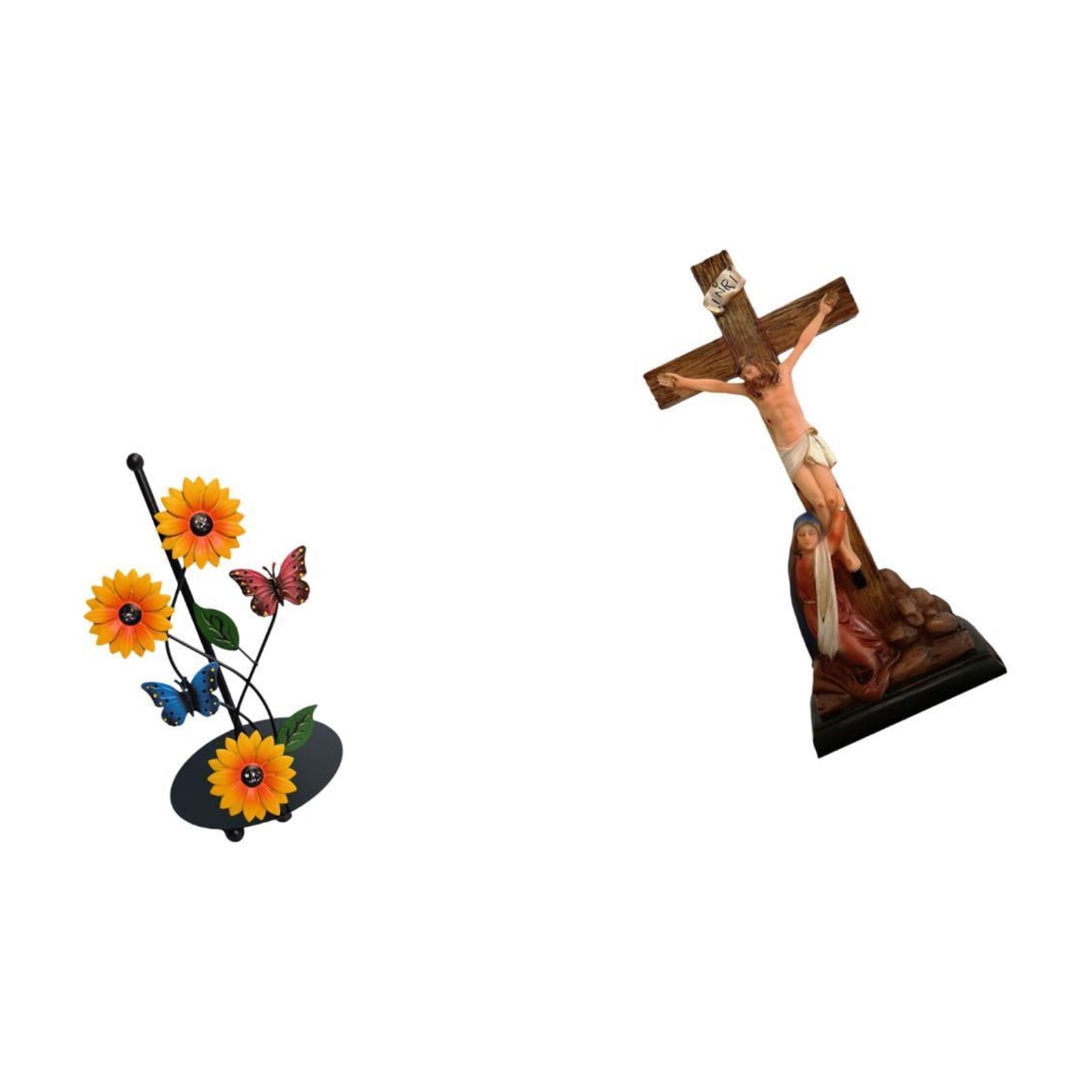 Fiocias Paper Towel Holder Dispenser Non Slip Vertical Tissue Holder Rack Jesus Sculpture Decorative Ornament Crafts Holy Religious Catholic Sculpture Mother