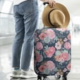 thumbnail image 2 of Pioneer Flower Floral Print Pattern Luggage Cover Fashion Suitcase Cover Baggage Covers Fit 25-28 Inch Luggage (Go Travel), 2 of 5