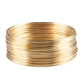 thumbnail image 1 of 50 bucles de alambre de joyería BLESIY DIY Luz de oro 6 cm, 1 of 8