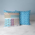 thumbnail image 4 of Bouquet Haven Throw Pillow with Removable Cover in White 16x16, 4 of 6