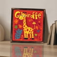 thumbnail image 3 of Cute Giraffe Design Wooden Sign Wall Plaque - Vintage Art Decoration, Wall Decoration - Ideal Gift For Home Decoration, Living Room, Bathroom, Bedroom, Garden, Dining, Bar, Cafe, Festival Party Dec, 3 of 7