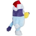 thumbnail image 6 of Christmas Holiday Plush Toys Stuffed Animal Bluey in Santa Hat Indoor & Covered Outdoor Décor, 18 in, 6 of 6