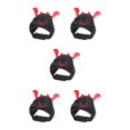 thumbnail image 3 of Redempat Have Fun Halloween Dress Dog In Festive Devil Hat Various Occasions Black 5Set, 3 of 6