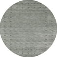 thumbnail image 1 of Ahgly Company Indoor Round Contemporary Dark Gray Abstract Area Rugs, 3' Round, 1 of 6
