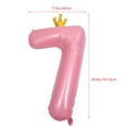 thumbnail image 4 of WASHWEPE Lovely Pink Number Balloon for Party Photo Prop and Festive Birthday Decoration, 4 of 8