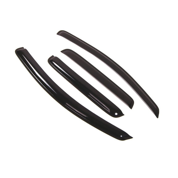 TuningPros Outside Mount Window Visor Deflector Smoke Tinted 4 Pcs Set For 2004-2006 Chevrolet Aveo