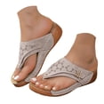 thumbnail image 1 of DXOUPM Sandals for Women Elegant Summer Open Toe Comfortable Walking Sandal Vacation Going Out, 1 of 2
