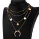 thumbnail image 3 of Joyería de cadena de collar con colgante de aleación multicapa para mujer JM, 3 of 5