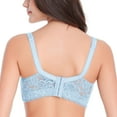 thumbnail image 4 of qinhaie Padded Racerback Low Womens Lace Gathered Bra Straps Cup Underwear (No Underwire), 4 of 4