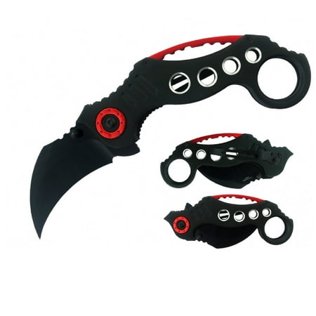 Impulse Product Karambit 3 in Black Blade Black Handle