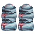 thumbnail image 4 of Haiem Lighthouse in a Stormy Sea Printed Car Seat Covers Set of 2, Universal Fit Car Seat Covers,Protective Seat Covers,Comfortable Car Seat Covers, Easy Installation Seat Covers, Vehicle Seat Covers, 4 of 9
