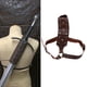 thumbnail image 4 of medieval Hombro retro Cuerda de encuadernación Funda trasera Guerrero Scabbard Titular Hebilla Correa Rapier para hombres, Cospl Café Hugo Cinturón de espada, 4 of 8