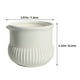 thumbnail image 5 of Jarra de cerámica para crema, jarra para café y leche, recipiente de porcelana para crema, recipiente de gres con textura acanalada para salsas, ensaladas, café, leche y jarabe, 5 of 8