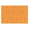 thumbnail image 3 of Ensemble de 4 Sets de Table Citrouille Orange Récolte de l'Action de Grâce Automne Antidérapants 12 X 18 Pouces Modes de Vacances Sets de Table pour Cuisine, 3 of 5