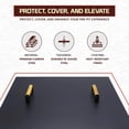 thumbnail image 3 of Febtech -36" Square Fire Pit Snuffer Lid - Carbon Steel Fire Pit Pan Lid for 34" FirePit- Steel FirePit Cover with Wooden Handles Shield for Outdoor Burner Cover Camping Accessories, 3 of 9