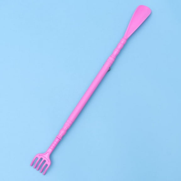 MLINS Durable PP Material Long Handle Shoe Horn for Home Use Pink Lightweight and Ergonomic Design 14.5 Inches