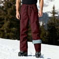 thumbnail image 2 of Snow Pants for Men Waterproof Insulated Fleece Lined Skiing Pants 3 In 1 Hiking Cargo Pant Men's Warm Thermal Winter Snowpants with Pockets, 2 of 9