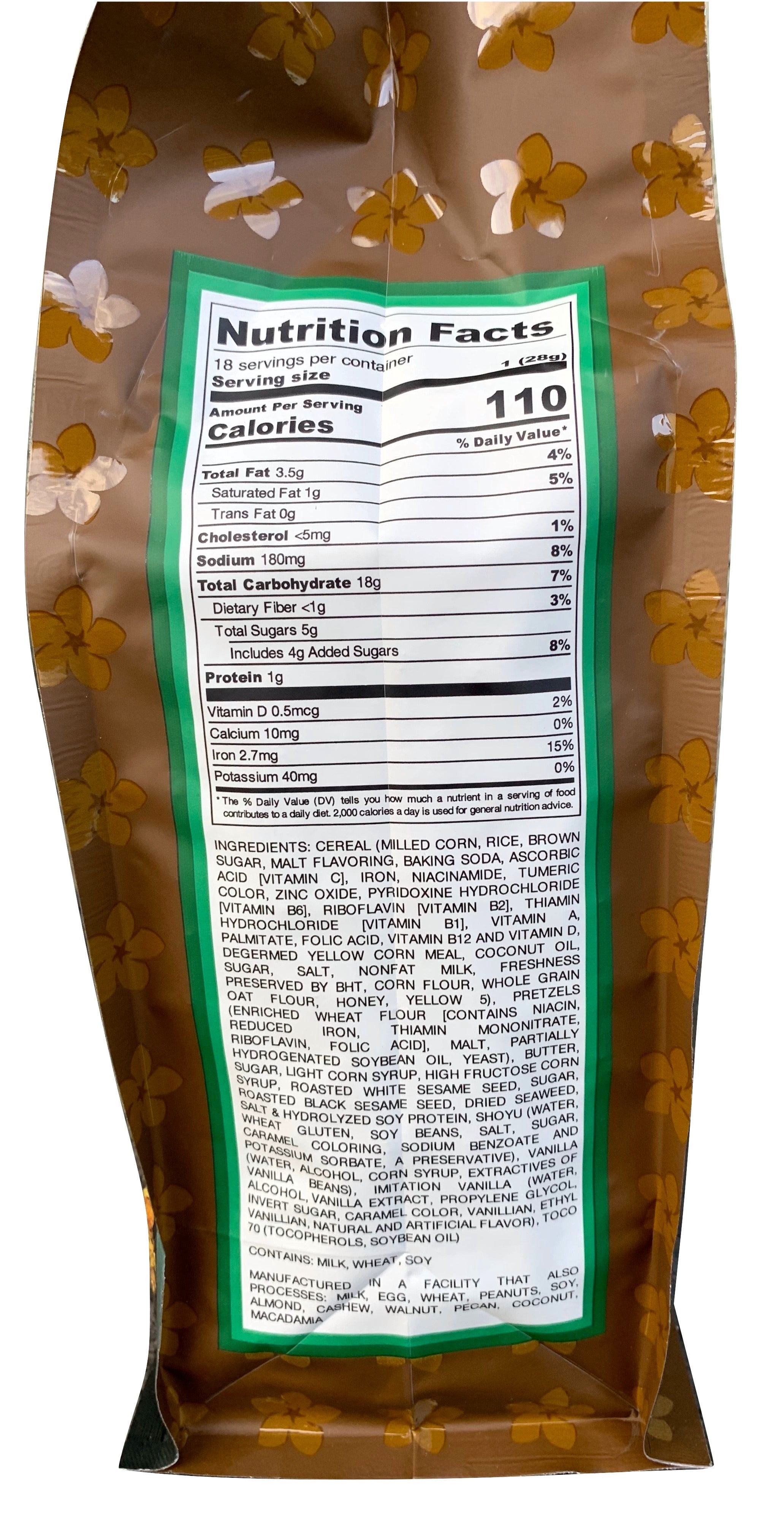 Furikake Party Mix- Sweet & Salty Island Snack, Cookies in Paradise