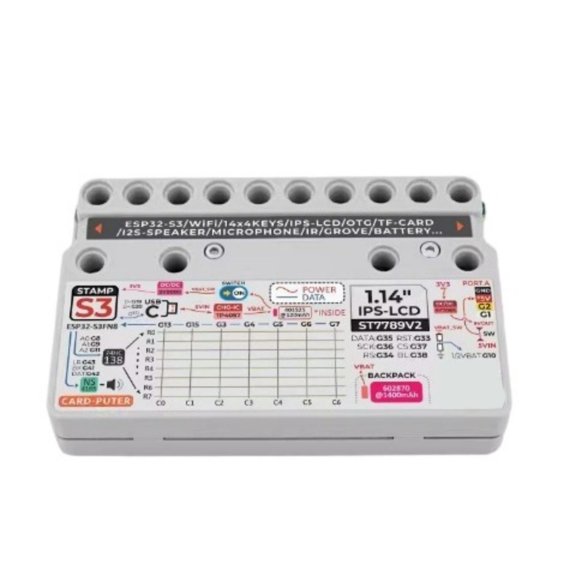 Zeiwohndc Cardputer Portable Computer StampS3 Development Board 56 Key Keyboards
