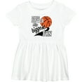 thumbnail image 3 of Inktastic Little Sister and Biggest Fan Basketball Player Girls Baby Dress, 3 of 5