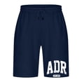 thumbnail image 5 of Puntoco Pantalones Cortos Deportivos Con Bolsillo Informal Elástico Con Cordones Para Hombre, Pantalones Cortos Para El Hogar, Pantalones De Tres Cuartos, Azul L, 5 of 5