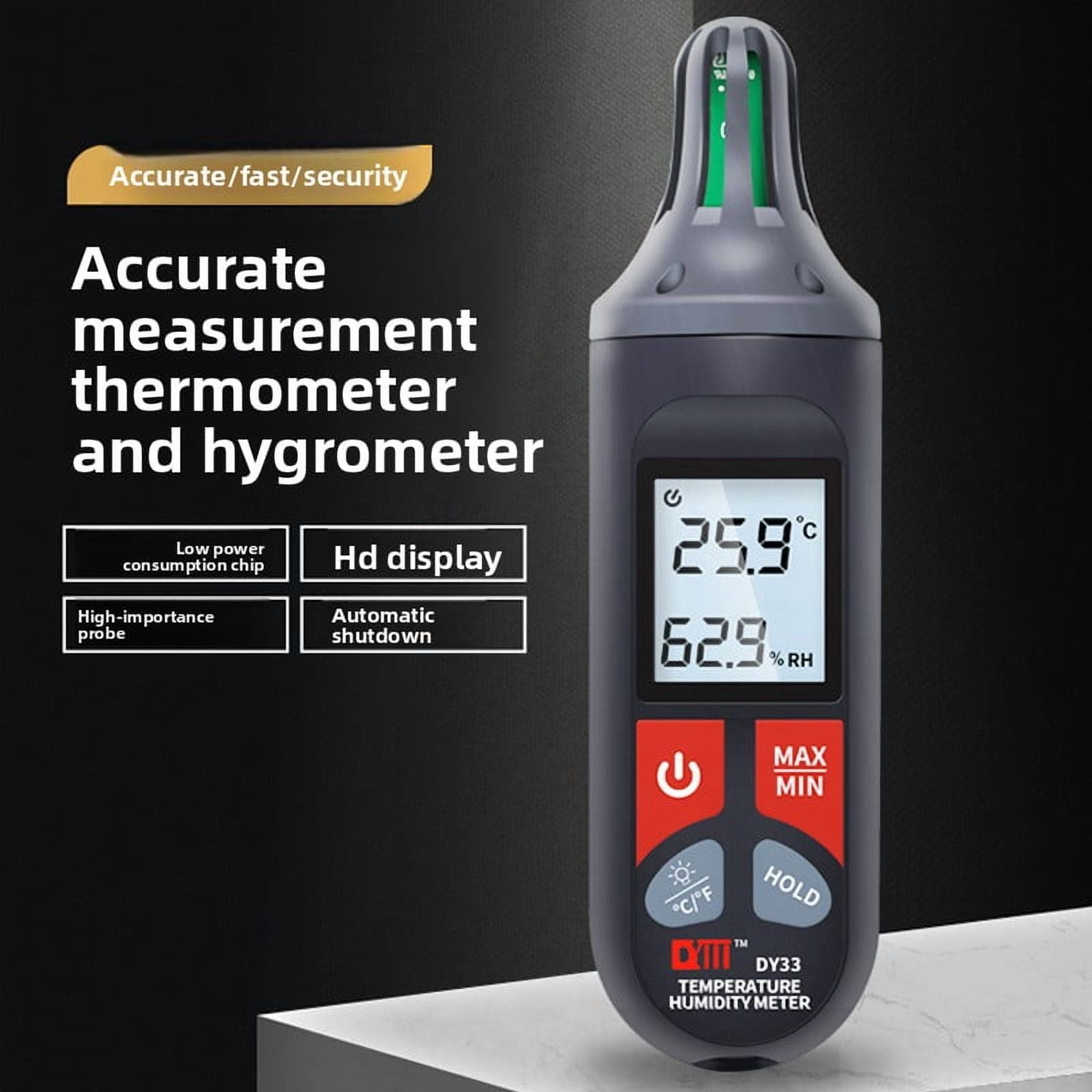 High Precision Handheld Temperature Humidity Meter  Temperature And Humidity Detector Instrument Thermal Conductivity