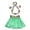 Green, variant on jiaroswwei 1 Set Hawaiian Luau Hula Skirts, 1PC Grass Skirt + Head Garland + Choker Garland + Hand Garlands Hibiscus, Flowers Birthday Tropical Party Decorations Favors Supplies