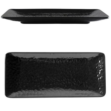

Black 11 1/4 X 5 Rectangular Plate Melamine Pack of 6 2 packs