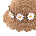thumbnail image 7 of Kids Sun Hat Wide Brim Beach Hat Beach Hats for Backpacking, Outdoor, Party, Summer, Birthday Gifts Orange, 7 of 7