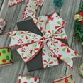thumbnail image 2 of Christmas Decorations Wired Ribbon, Red Green Polka Dot Pattern for Gift Wrapping, Christmas Tree Decor and Holiday Wreath Making, 2 of 5