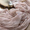 thumbnail image 4 of Balsa Circle 10 Feet Nude Beige Cotton Cheesecloth Gauze Extra Table Runner Home Decorations, 4 of 8