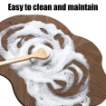 thumbnail image 5 of Bath Mat for Bathroom|Diatomaceous Earth Bath Mat|Quick Dry Water Absorbing Bath Mat |Non-Slip Bathroom Shower Rug|Easy to Clean (15.74x23.62in, Wood Grain), 5 of 6