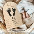 Wooden Baby Scan Photo Frame Pregnancy Announcement Photo Frame With