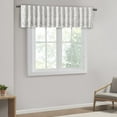 thumbnail image 3 of Madison Park Andora Faux Silk Embroidered Window Valance in White, 50"x18", 3 of 5