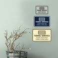 thumbnail image 2 of Signs ByLITA Classic Framed Towel Service - Complimentary Towels Available Sign (Blue) - Small, 2 of 7