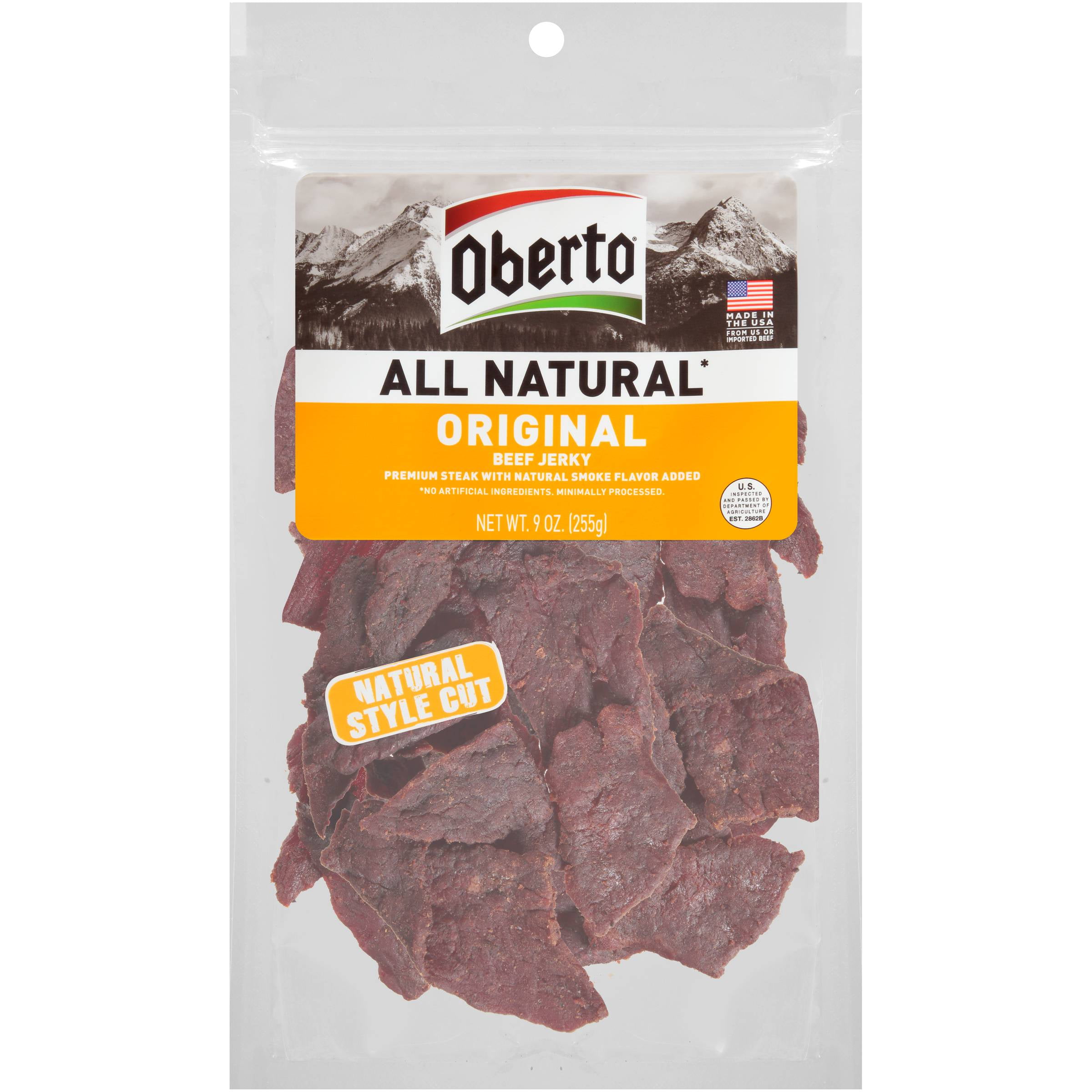 Oberto All Natural Beef Jerky, Original, 54 Ounce