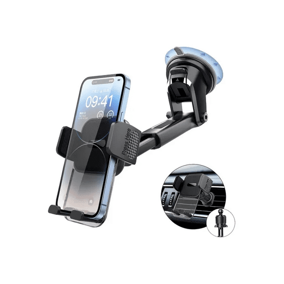 Soporte Para Celular Auto Teléfono Estirable Para De 360° Xtellar negro