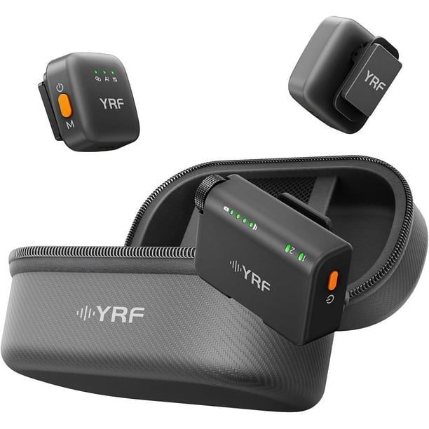 Micrófono Lavalier inalámbrico YRF Mic 2 (2 TX + 1 RX) M15