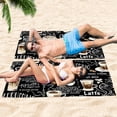 thumbnail image 6 of GZHJMY Beach Towel for Women Girls, Elegant Coffee Pattern Bath Towel, Oversized Lightweight Sport Towel, 31x71 Inch, 6 of 7