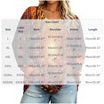 thumbnail image 7 of Uootdi Halloween Sweatshirts for Women V Neck Pumpkin Maple Leaf Spider Web Graphic Womens Sweatshirt Loose Fit Seasonal Gathering Breathable Womens Tops Gift, 7 of 7