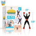 thumbnail image 2 of Sticky Wall Climbing Ninjas Pick A Toy, negro, con disfraz de bricolaje, 2 of 8