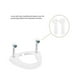 thumbnail image 4 of Soporte para cabezales de cepillo de dientes eléctrico, base para cepillo de dientes con funda para Oral B, 4 of 6