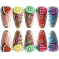 thumbnail image 1 of 10PCS Kids Snap Hair Clip Assorted Fruit Design Hair Barrette Snap Barrette, 1 of 10