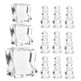 thumbnail image 3 of Miangastore 40pcs High Realism Acrylic Ice Cubes Clear Fake Ice Rocks for Bar and Home Decor Fake Ice Clear Fake Ice Cubes Reusable Acrylic Ice Rocks, 3 of 8