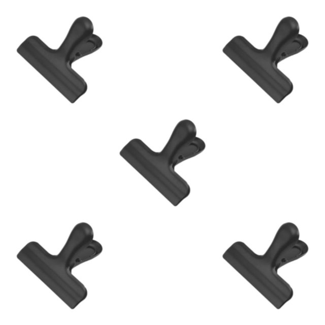 Transemion 1/2/3/5 10 Pcs/ensemble Pinces à Ressort Gadgets Pinces Multifonctions en Acier Inoxydable pour Efficace Innovant Noir 5 Pcs
