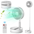 thumbnail image 1 of 9-inch Portable Pedestal Fan 10800mAh Battery Type-C Rechargeable Oscillating Standing, 1 of 8