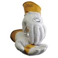 thumbnail image 1 of 1871 Multi-Task Gloves, Boarhide/Goat/Ovis-Hide Leather, X-Large, White/Tan | Bundle of 5 Pairs, 1 of 1