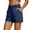 Dark Blue, variant on Women's Utility Short Pants, Fashion High Waisted Stretchy Cargo Shorts for Summer, Casual Chic Workwear Shorts for Vacation and Daily Wear