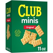 Club Minis Crackers, Lunch Snack, Original, 11oz Box