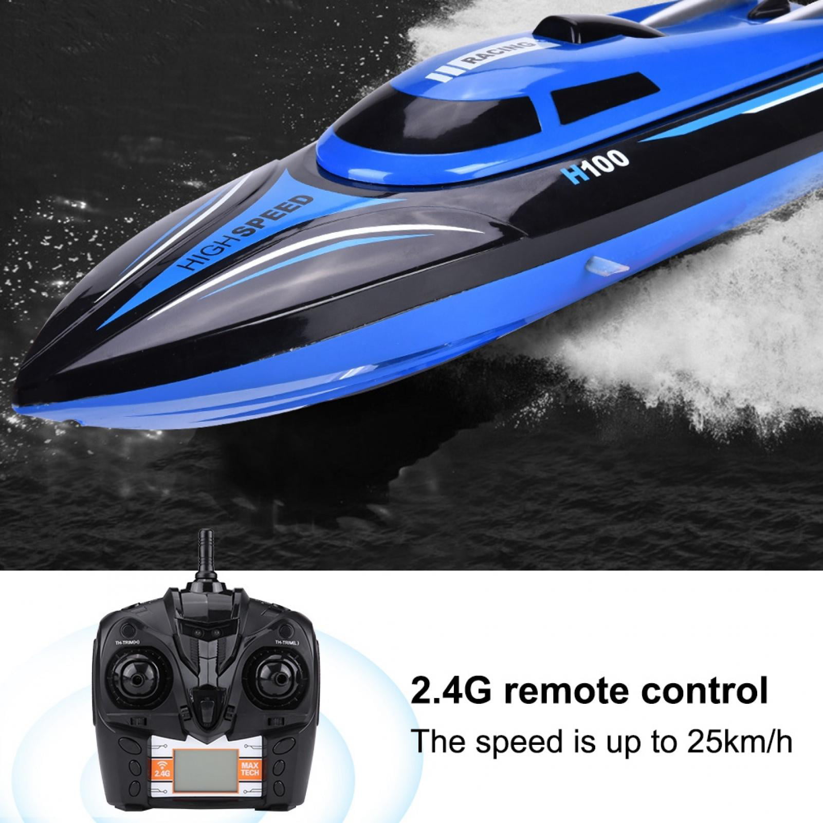 Details about   RC Boat for Pools and Lakes Remote Control Boats for Kids Adults 2.4Ghz Radio... 